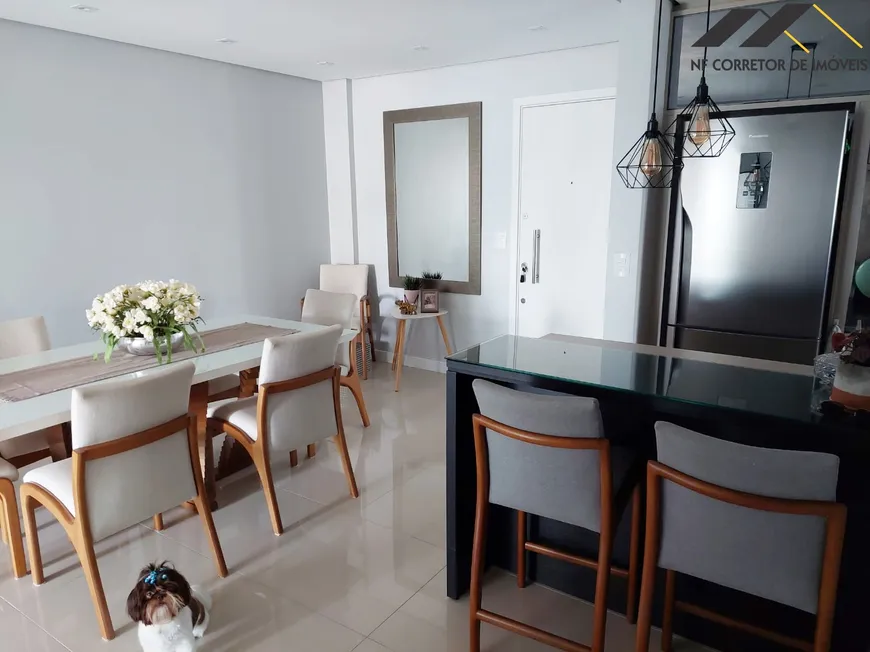 Foto 1 de Apartamento com 3 Quartos à venda, 97m² em Barreiros, São José