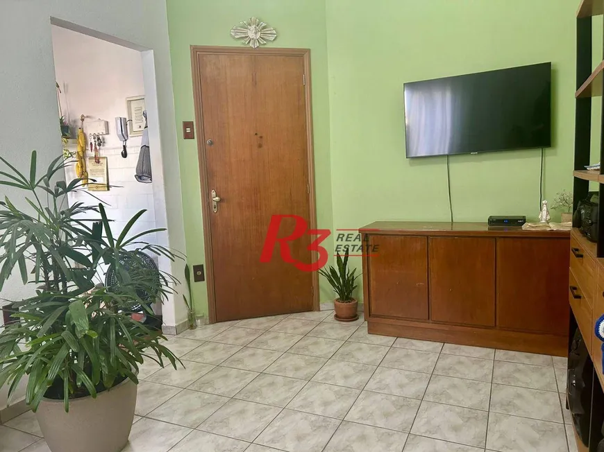 Foto 1 de Apartamento com 2 Quartos à venda, 59m² em Macuco, Santos