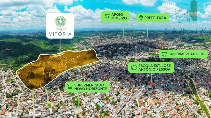 Foto 1 de Lote/Terreno à venda, 260m² em Sevilha 1 Secao, Ribeirão das Neves