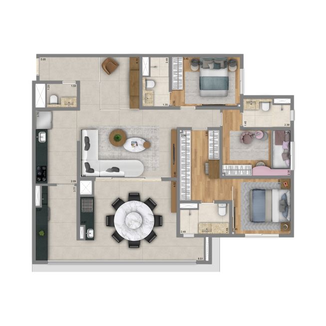 Apartamento com 2 dorms, Mooca, São Paulo - R$ 534 mil, Cod: 107