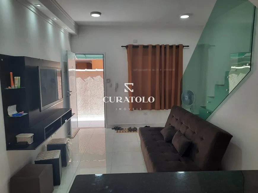 Foto 1 de Casa de Condomínio com 2 Quartos à venda, 50m² em Vila Caicara, Praia Grande