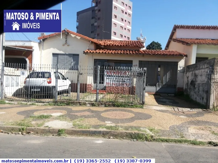 Foto 1 de Casa com 3 Quartos à venda, 10m² em Bonfim, Campinas