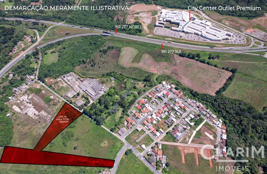 Foto 1 de Lote/Terreno à venda, 29295m² em Loteamento Itaboa, Campo Largo