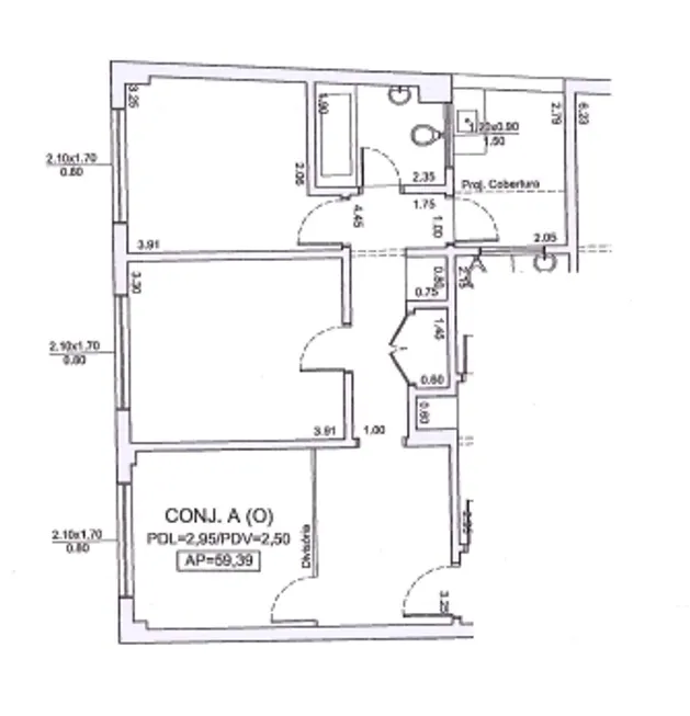 Foto 1 de Sala Comercial para alugar, 59m² em Centro, São Paulo