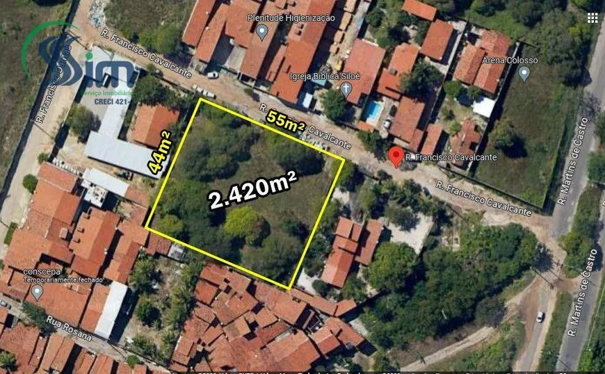 Foto 1 de Lote/Terreno à venda, 2420m² em Edson Queiroz, Fortaleza