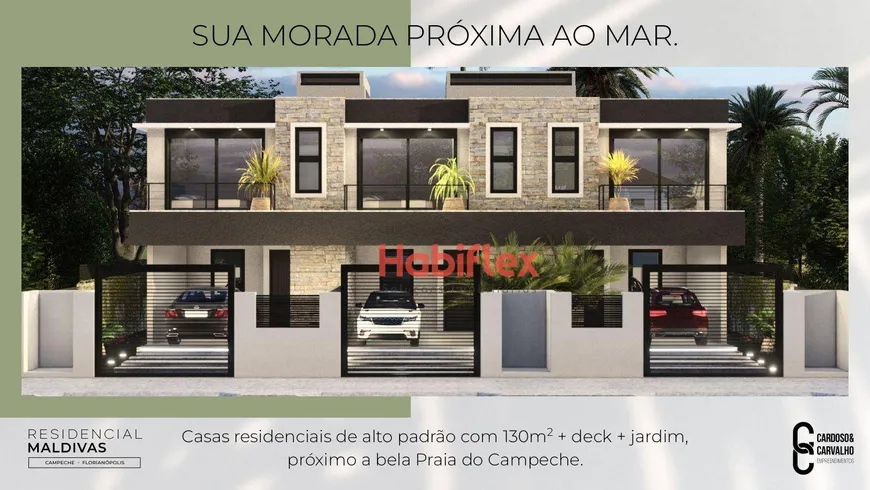 Foto 1 de Casa com 2 Quartos à venda, 133m² em Campeche, Florianópolis