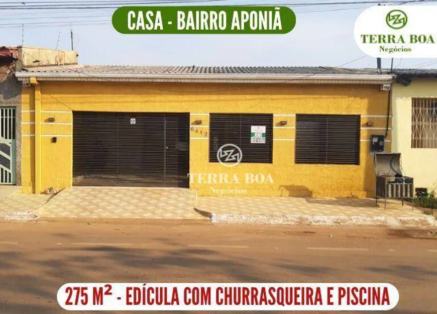 Foto 1 de Casa com 3 Quartos à venda, 275m² em Aponiã, Porto Velho