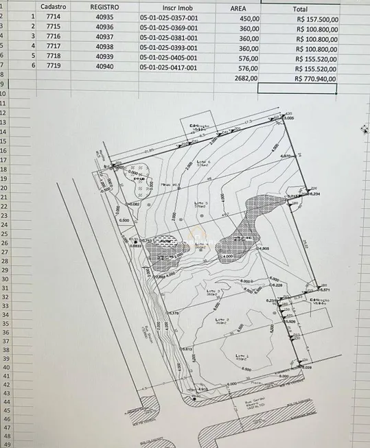 Foto 1 de Lote/Terreno à venda, 11000m² em Centro, Campo Largo