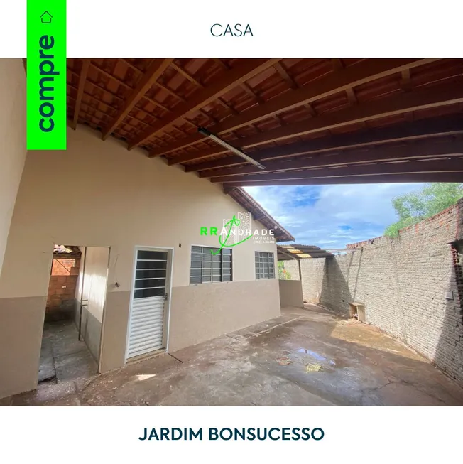 Foto 1 de Casa com 2 Quartos à venda, 54m² em Jardim Bonsucesso, Franca