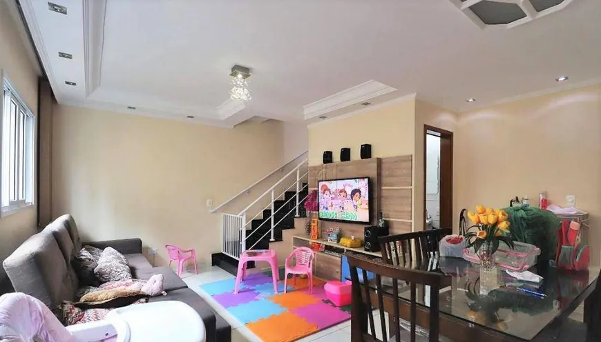 Foto 1 de Casa de Condomínio com 3 Quartos à venda, 117m² em Vila Camilopolis, Santo André