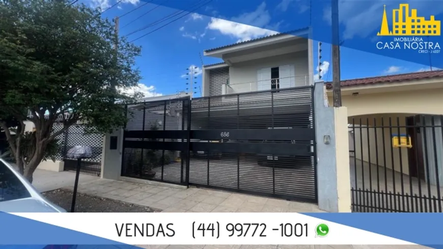 Foto 1 de Sobrado com 3 Quartos à venda, 156m² em Parque Residencial Tuiuti, Maringá