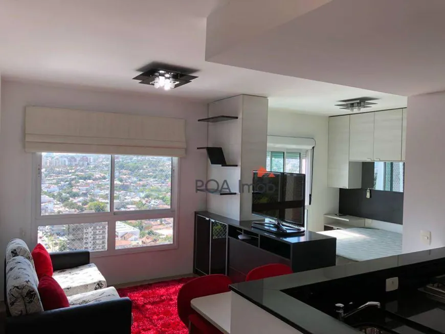 Foto 1 de Apartamento com 1 Quarto para alugar, 37m² em Três Figueiras, Porto Alegre