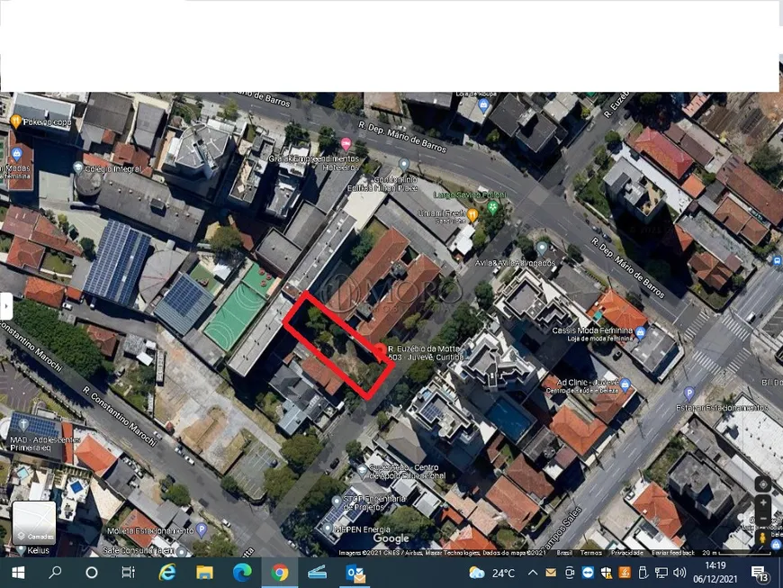 Foto 1 de Lote/Terreno à venda, 436m² em Juvevê, Curitiba