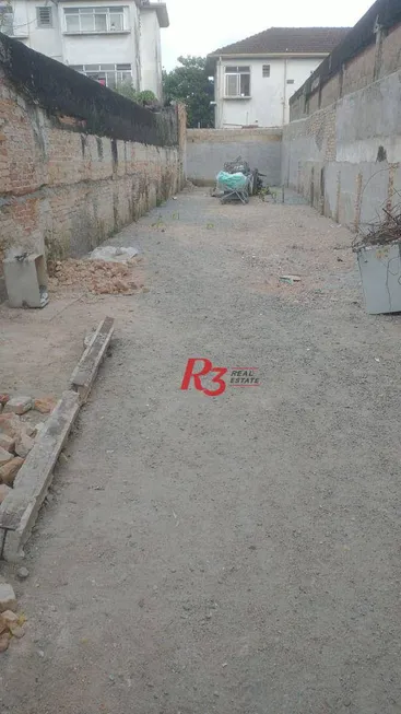 Foto 1 de Lote/Terreno à venda, 200m² em Encruzilhada, Santos