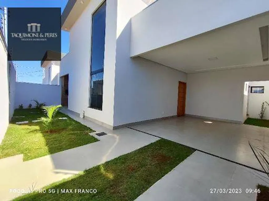 Foto 1 de Casa com 3 Quartos à venda, 131m² em Residencial Flor do Cerrado, Anápolis
