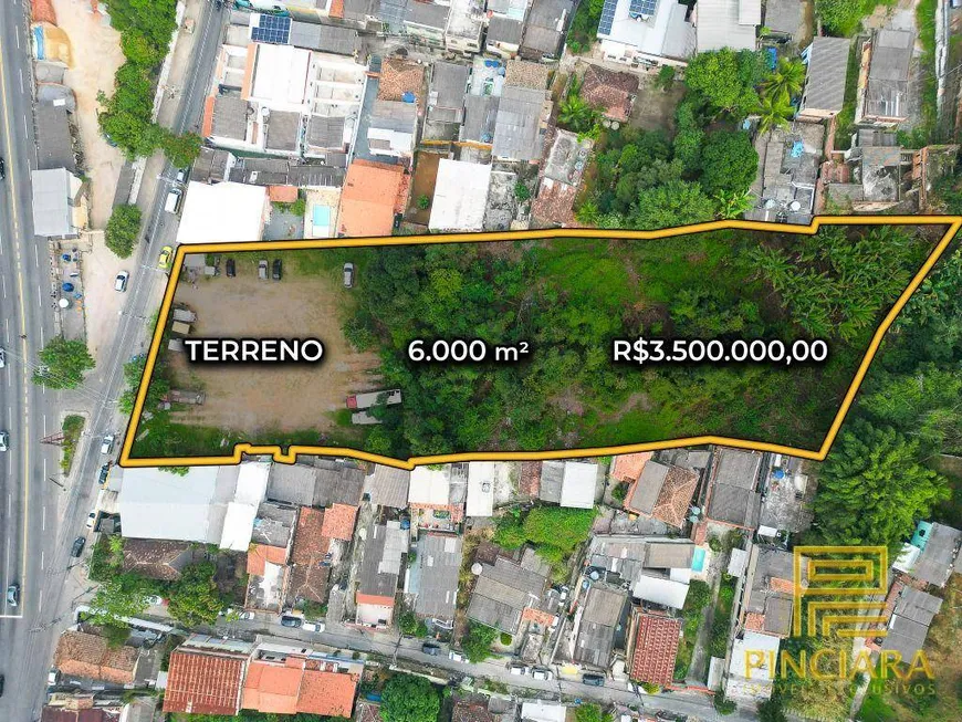 Foto 1 de Lote/Terreno à venda, 6000m² em Barro Vermelho, São Gonçalo