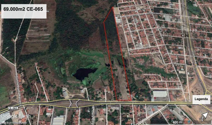 Foto 1 de Lote/Terreno à venda, 69000m² em Jaçanaú, Maracanaú