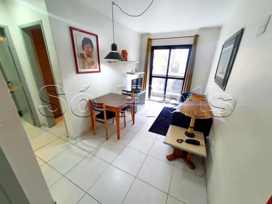 Foto 1 de Flat com 1 Quarto para alugar, 39m² em Jardim Paulista, São Paulo