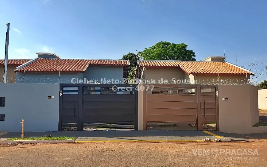 Foto 1 de Casa com 2 Quartos à venda, 54m² em Jardim Aero Rancho, Campo Grande