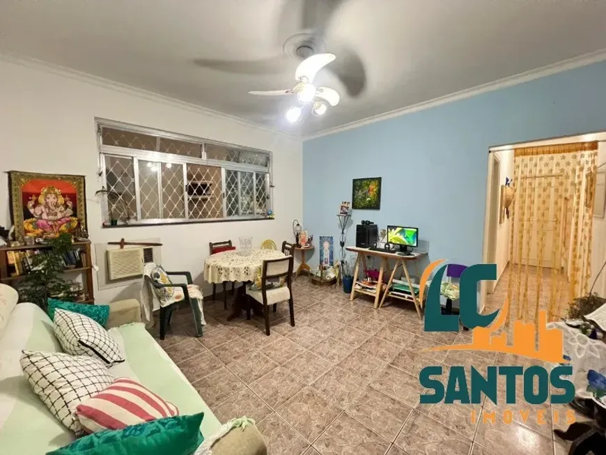 Foto 1 de Apartamento com 3 Quartos à venda, 96m² em Embaré, Santos