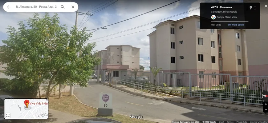 Foto 1 de Apartamento com 2 Quartos à venda, 43m² em Pedra Azul 3 Secao, Contagem