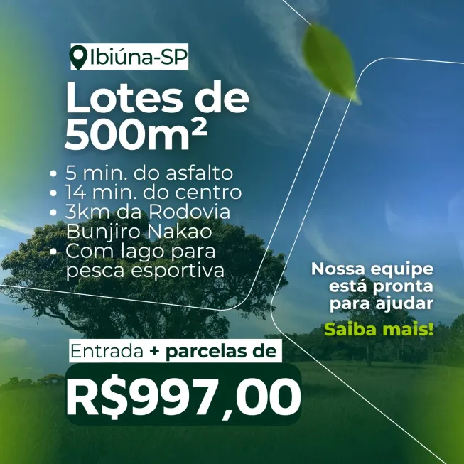 Foto 1 de Lote/Terreno à venda, 500m² em Rio de Una, Ibiúna