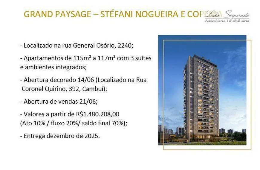 Foto 1 de Apartamento com 3 Quartos à venda, 117m² em Cambuí, Campinas