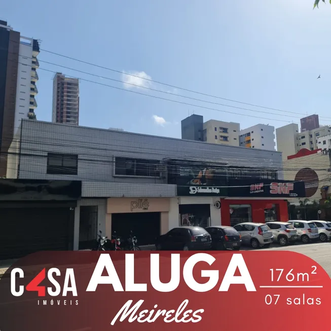 Foto 1 de Ponto Comercial para alugar, 176m² em Meireles, Fortaleza