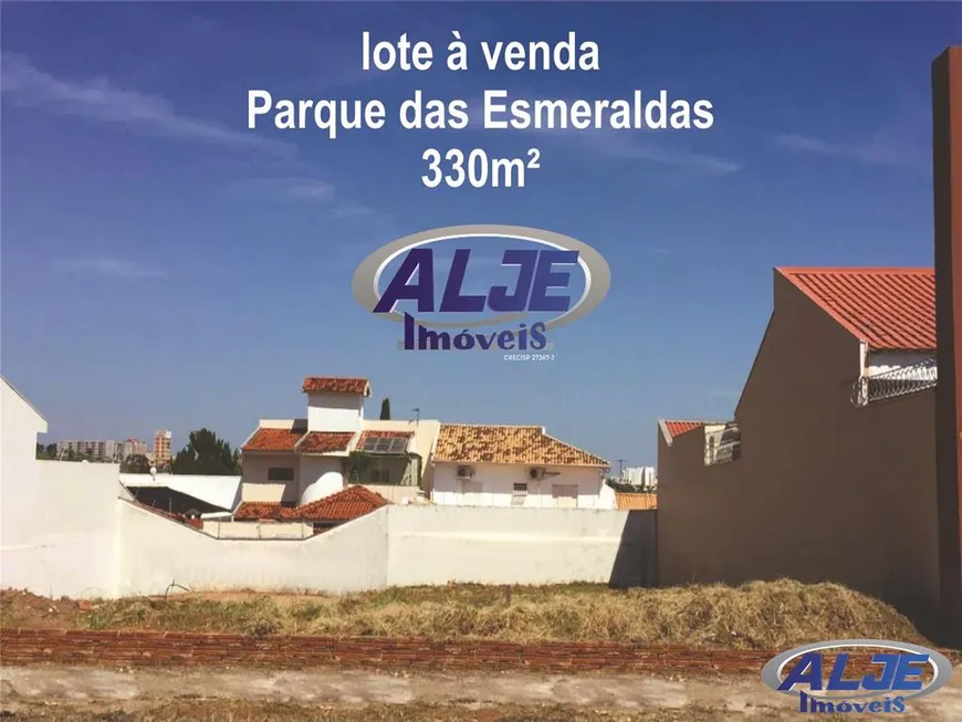 Foto 1 de Lote/Terreno à venda, 330m² em Parque das Esmeraldas, Marília