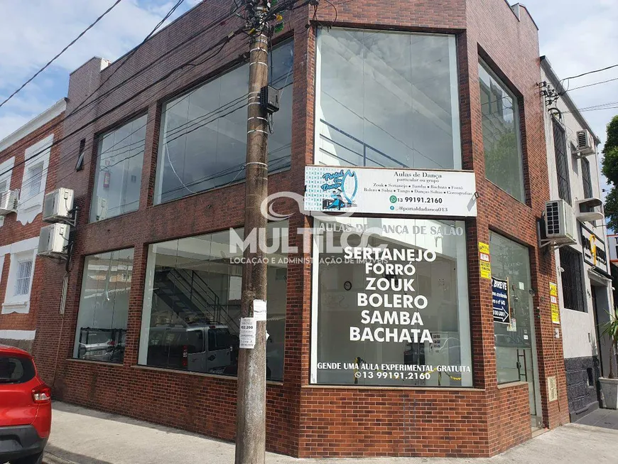 Foto 1 de Ponto Comercial para alugar, 83m² em Vila Matias, Santos