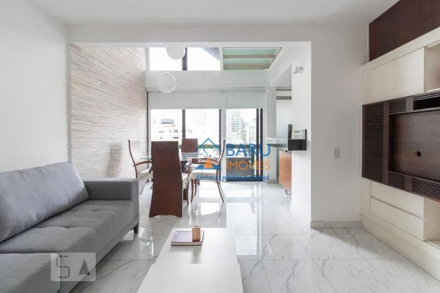 Foto 1 de Apartamento com 1 Quarto para alugar, 63m² em Pinheiros, São Paulo