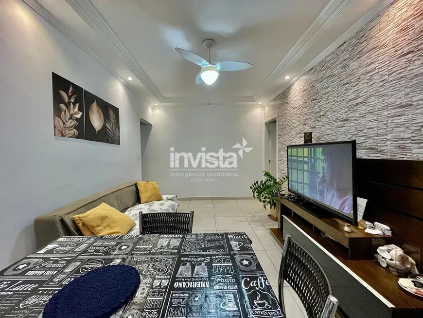 Foto 1 de Apartamento com 3 Quartos à venda, 80m² em Encruzilhada, Santos