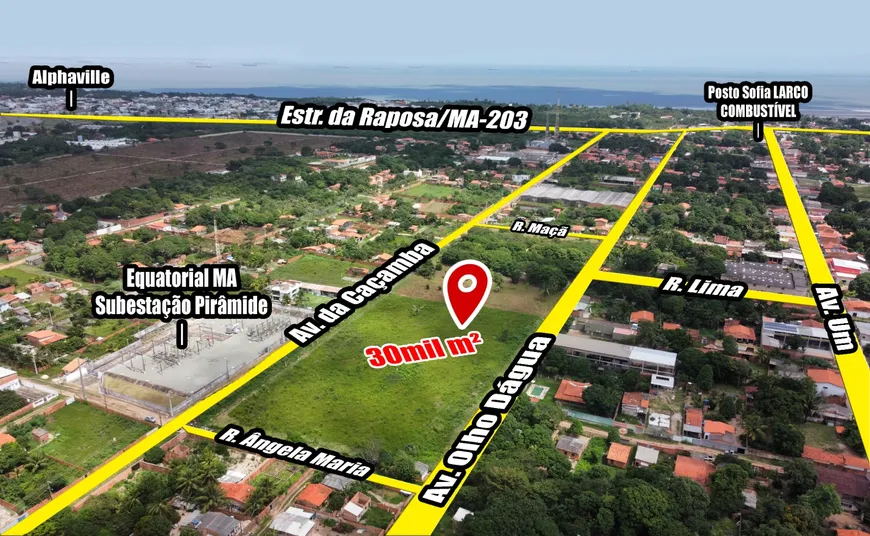 Foto 1 de Lote/Terreno com 1 Quarto à venda, 30000m² em Centro, Raposa