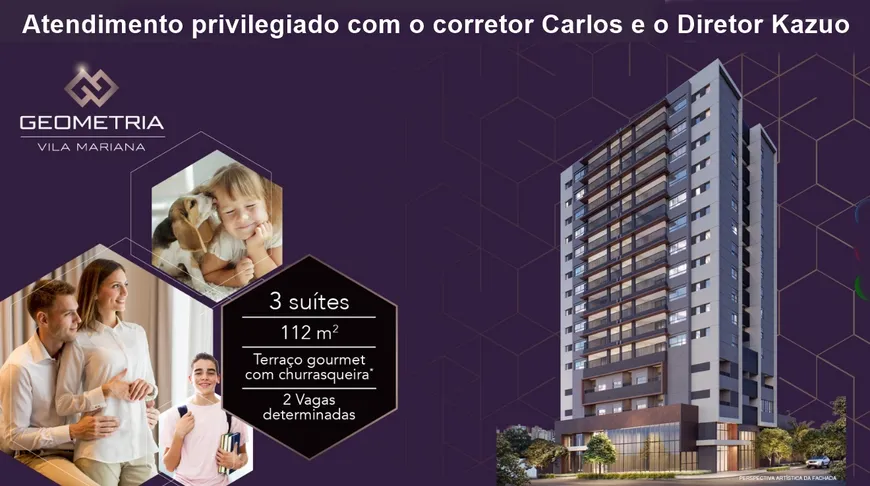 Foto 1 de Apartamento com 3 Quartos à venda, 112m² em Jardim da Glória, São Paulo