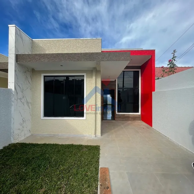 Foto 1 de Casa com 3 Quartos à venda, 90m² em Iguaçu, Fazenda Rio Grande