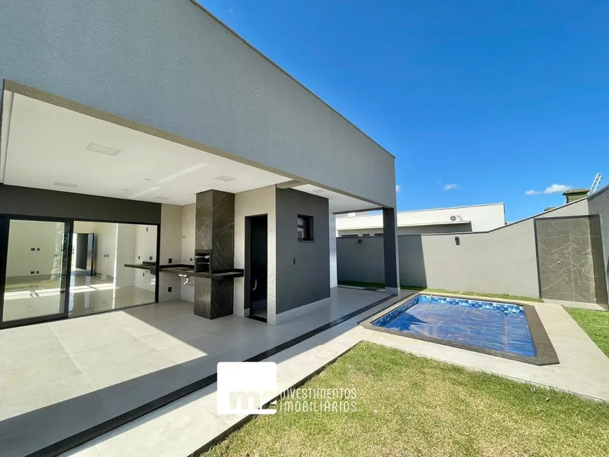 Foto 1 de Casa de Condomínio com 3 Quartos à venda, 176m² em Terras Alpha Residencial 1, Senador Canedo