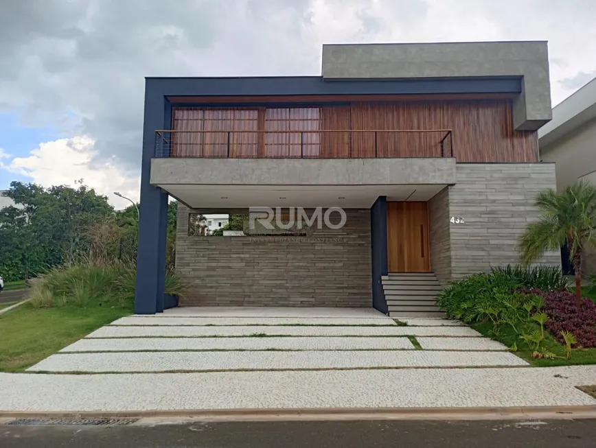 Foto 1 de Casa de Condomínio com 4 Quartos para venda ou aluguel, 410m² em Alphaville Dom Pedro, Campinas