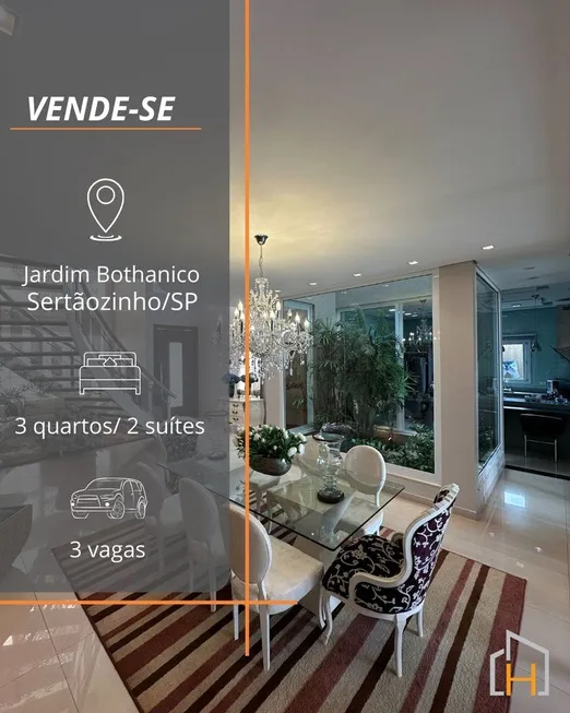 Foto 1 de Sobrado com 3 Quartos à venda, 345m² em Jardim Bothânico, Sertãozinho