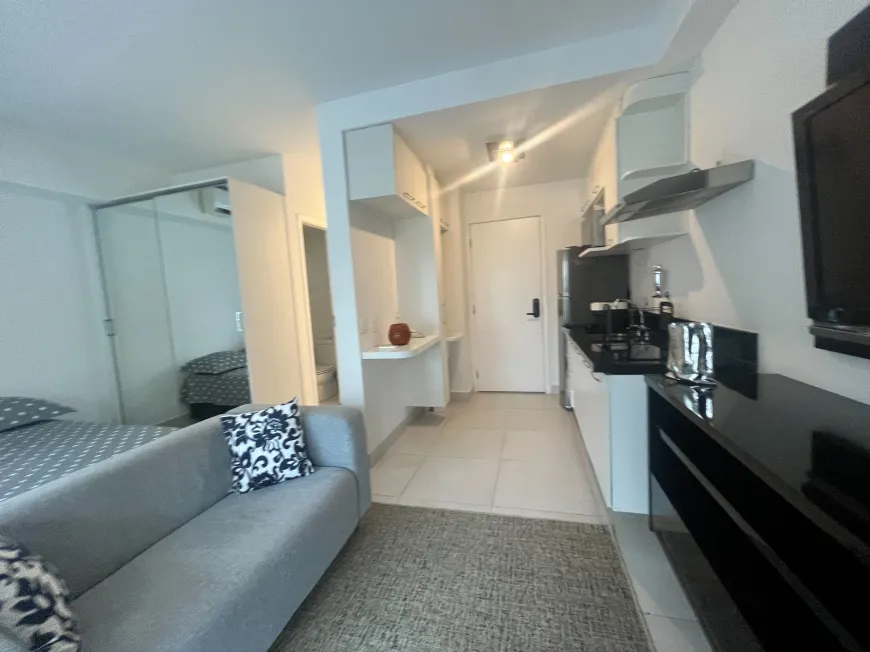 Foto 1 de Apartamento com 1 Quarto para alugar, 35m² em Brooklin, São Paulo