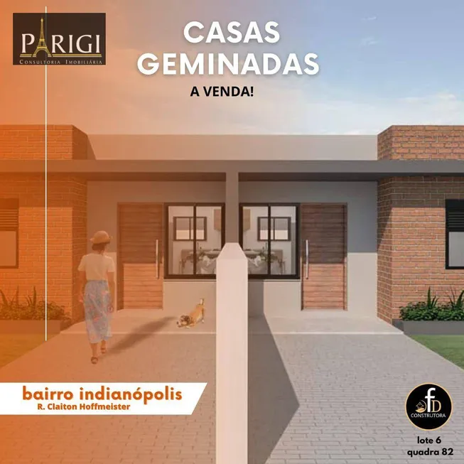 Foto 1 de Casa com 2 Quartos à venda, 53m² em Indianópolis, Tramandaí