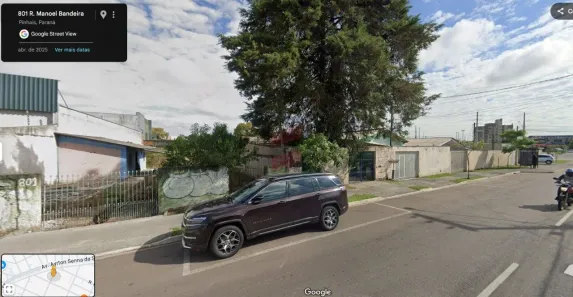 Lote/Terreno à venda, 552m² no Vargem Grande, Pinhais