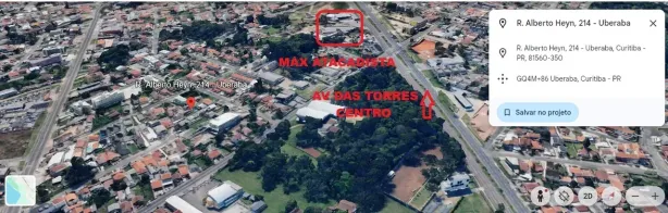 Lote/Terreno à venda, 797m² no Uberaba, Curitiba