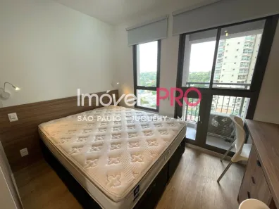 Apartamento com 1 Quarto para venda ou aluguel, 26m² no Brooklin Paulista, São Paulo
