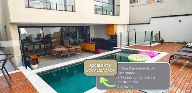Casa de Condomínio com 4 Quartos à venda, 371m² no Alphaville, Santana de Parnaíba