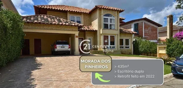 Casa de Condomínio com 4 Quartos à venda, 435m² no Morada das Flores (Aldeia da Serra), Santana de Parnaíba