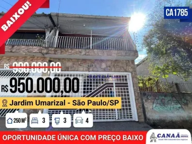 Casa com 3 Quartos à venda, 250m² no Umarizal, São Paulo