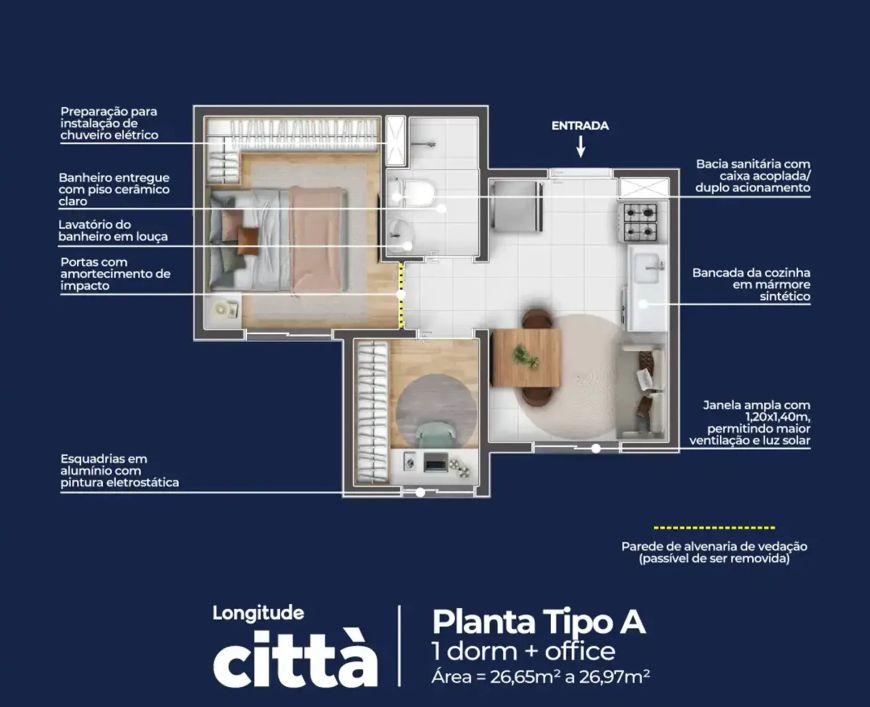 LONGITUDE CITTÀ no Chácara Santa Etelvina, São Paulo