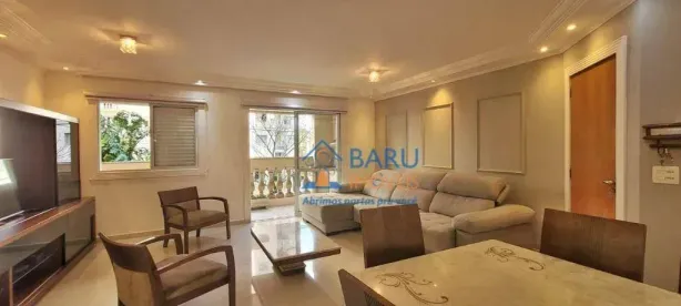Apartamento com 3 Quartos para alugar, 118m² no Centro, Santo André