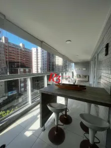 Apartamento com 3 Quartos para alugar, 160m² no Embaré, Santos