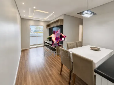 Apartamento com 3 Quartos para alugar, 61m² no Jardim Santo André CDHU, Santo André